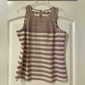LOFT polyester sleeveless top